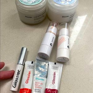7 full size GLOSSIER PRODUCTS
